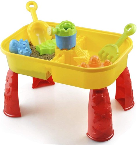 Sand and water table with - and, lid