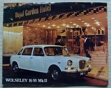 WOLSELEY 18/85 Mk II Car Sales Brochure 1970 #2751  S TYPE ENGINE