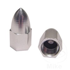 Valve Caps Aluminium Silver 21 X 10mm Fits Suzuki AN 250 2000-2006