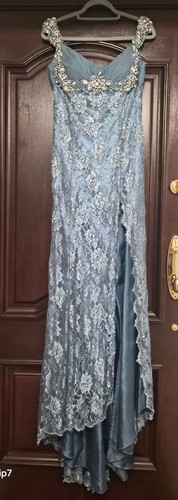 Terani slate gown 12 - gown, sz