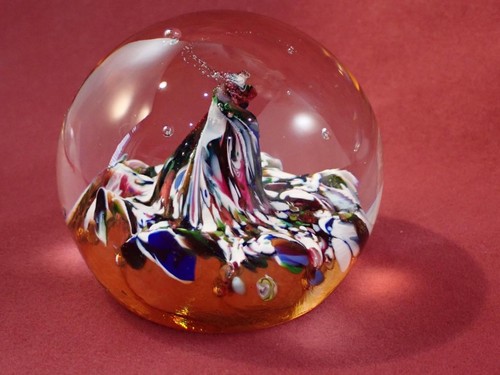 Caithness glass paperweight - glass,