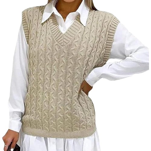 Womens sleeveless knitted - sleeveless,