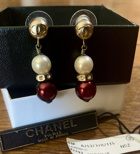 Chanel nwt pearl crystal - chanel,