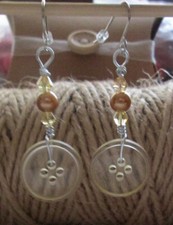 Yellow / Gold Recycled Button