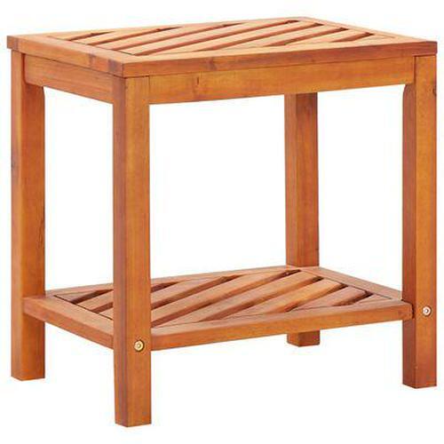 Garden table with shelf - garden, wood