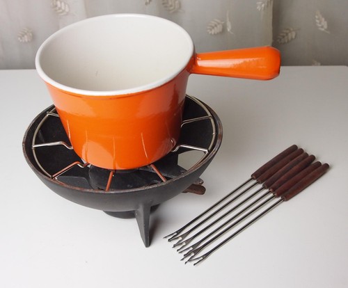 Vintage creuset fondue set - le,