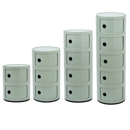 Round bedroom storage unit - storage,