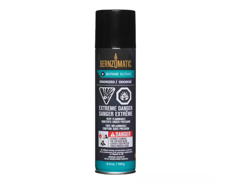 Butane gas cylinder - 5.6, oz.