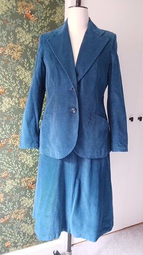 Vintage 1970s corduroy skirt - corduroy,