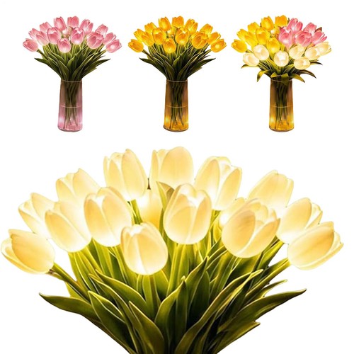 15pcs radiant romantic tulip - 15pcs,