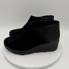 Clarks Wedge Heel Boots Womens