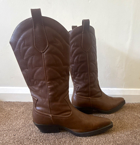 Only women brown mid calf - only, women's