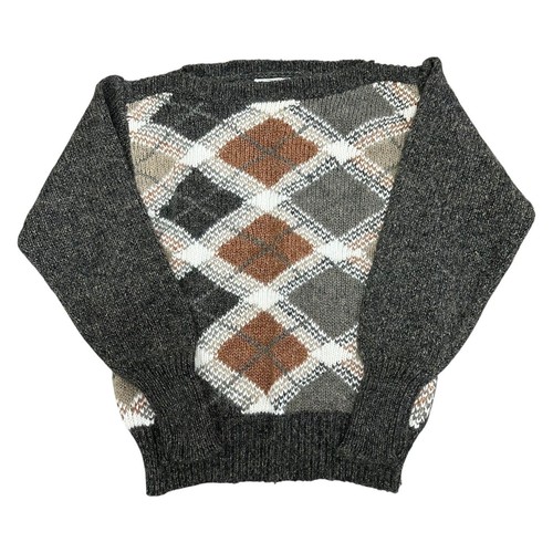 Silk cut knit jumper - silk, diamond