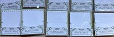 joblot bundle 50 Ginger Ray wedding place Name cards White With Scalloped Edge