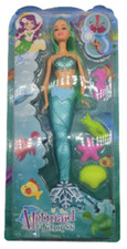 Green Mermaid Princess Doll
