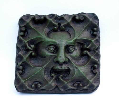 Green man reproduction - green,