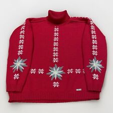 Steffner Sport Norway Fairisle Vintage Xmas Sweater Ski Knitted Jumper size S