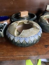 Large Royal Doulton P&O Cruise Line Stoneware Round ashtray 1920’s