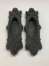 Pair Cast Brass Bronze