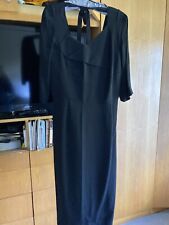 Roland Mouret Black Evening Dress Beautiful UK 16 Very Flattering