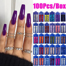 100pcs Long Coffin False Full