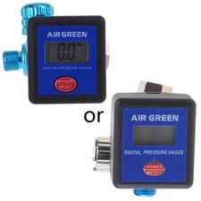 Digital Pressure Air Gauge Regulator for w Adjust for Valve Paint Spray-Gun Comp