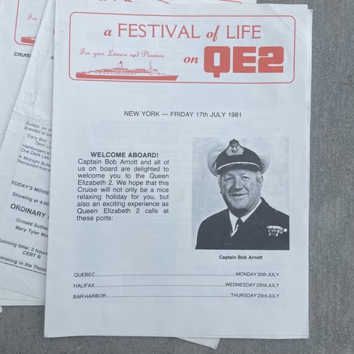 Cunard qe2 daily - qe2,