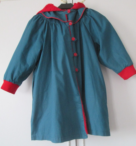 Girl jade green hooded - green,