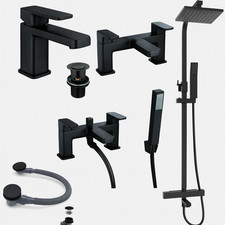 Bathroom Modern Square Black