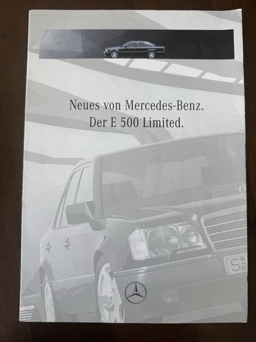Prospekt mercedes benz w124 - benz,