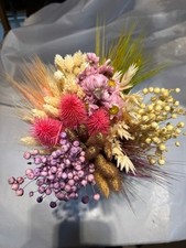 DRIED FLOWERS 'NEW PASTEL BOUQUET ' WEDDING PARTY SUMMER 2025 CENTERPIECE 15”