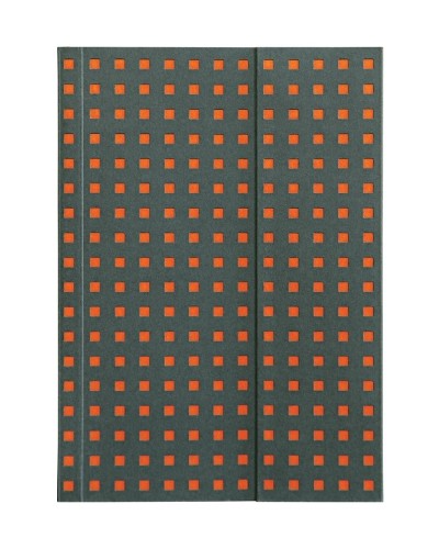Paperblanks grey orange - on,