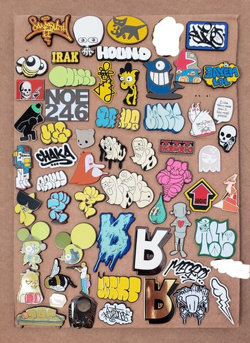 Massive graffiti street art - street,
