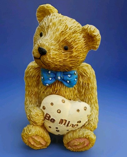 Resin teddy figurine be mine - figurine,