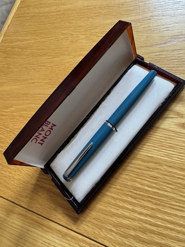 Montblanc fountain pen blue - fountain,