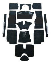 Carrelli Hessian Backed Interior Carpet Set & Felt Kit Fits Triumph TR4A/5/6