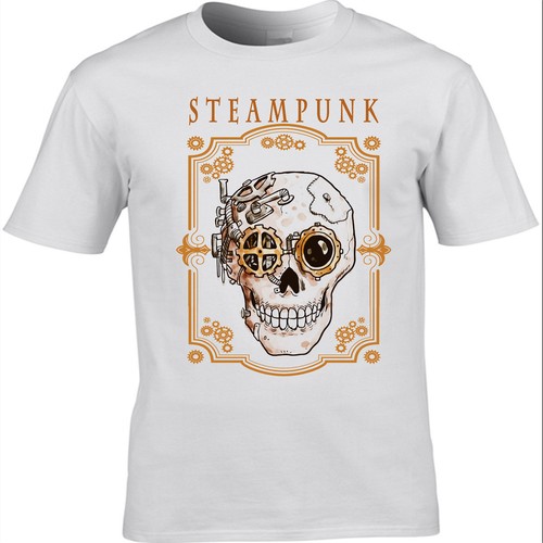 Men steampunk shirt - men's,