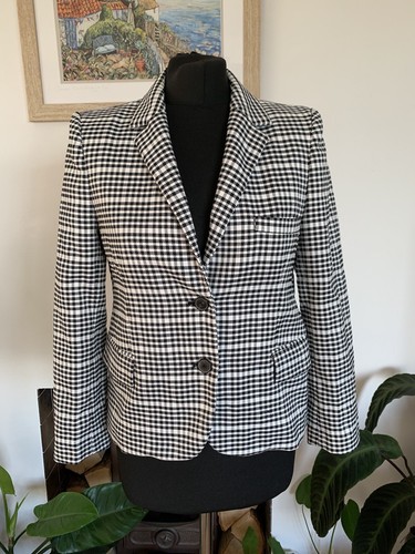 Zara black white checked - black,