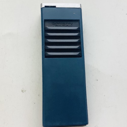 Vintage ronson blue slide gas - slide,