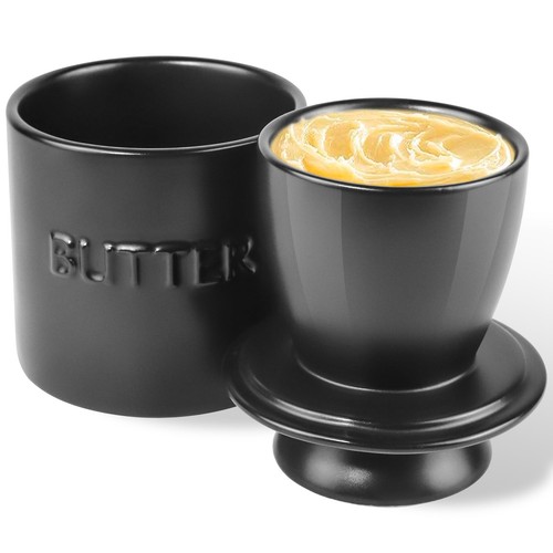 Qiamo butter crock with - butter,