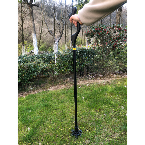 Walking cane ergonomic - walking, black