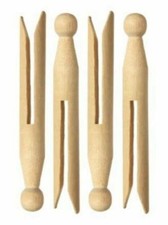 Traditional Wooden Dolly Pegs