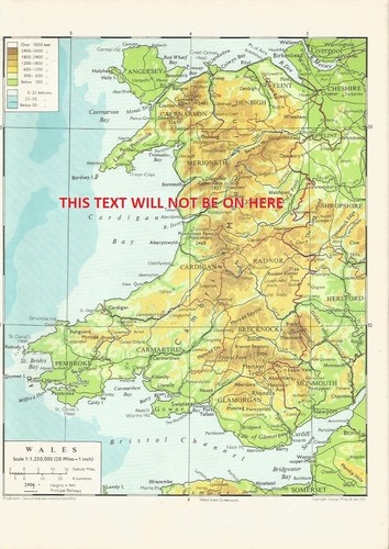 Wales principal railways 1960 - ,
