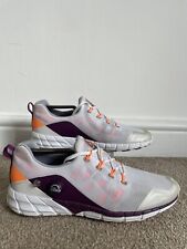 Reebok ZPump Trainers Fusion 2.0 Running Shoes UK 6 White Purple Walking Gym