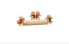Gingerbread Family Christmas Ornament/kitchen Christmas Sculpture New