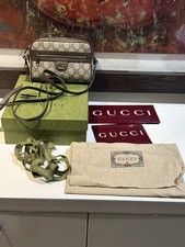 NEW WITH BOX   GUCCI Ophidia GG Super Mini Shoulder Crossbody Bag