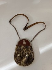 Vintage Scottish Sporran Chain Strap Highland Dress Accessory - PRE-OWNED