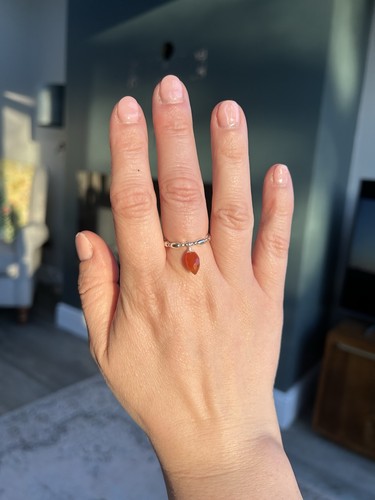 Solid sterling silver - solid, beaded