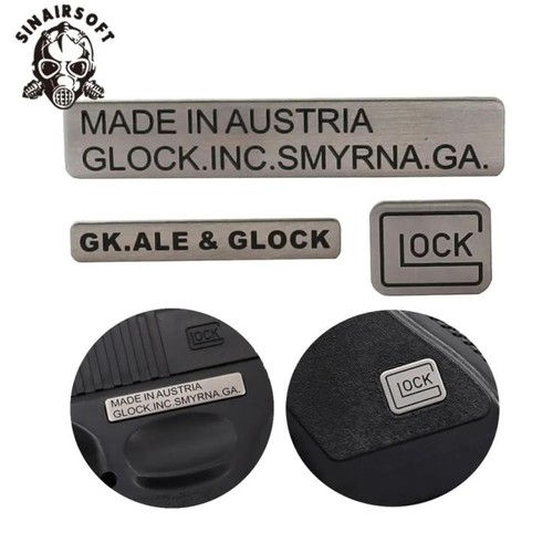 Tactical glock logo - glock, metal