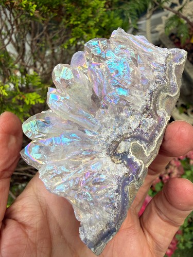 Amethyst titanium aura - titanium,